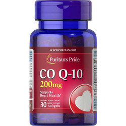Puritan's Pride Co Q-10 200mg 30 Μαλακές Κάψουλες