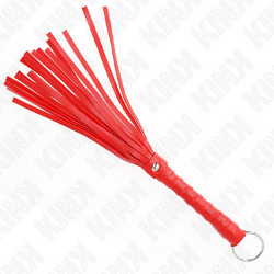 Kink Simple Mini Flogger Μαστίγιο 28cm Κόκκινο