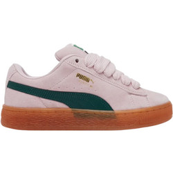Puma Suede XL Παιδικά Sneakers Ροζ Πράσινα Καφέ 396577-27
