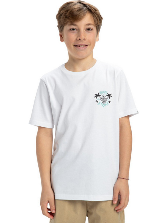 Quiksilver Παιδικό T-Shirt Κοντομάνικο Λευκό EQBZT04854-WBB0