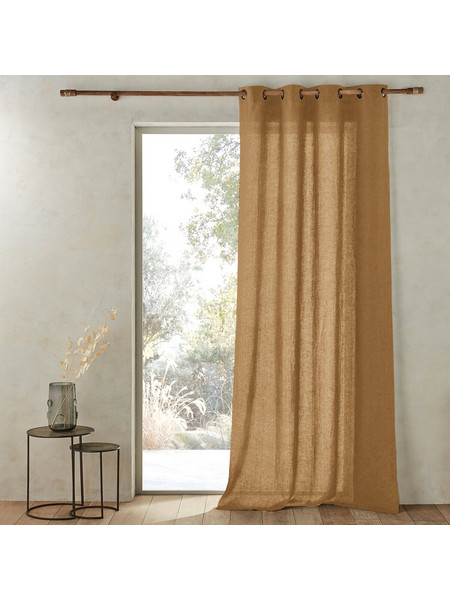 La Redoute Κουρτίνα Παραθύρου με Τρουκς 140x320 Romane 350168728 Μπρονζέ