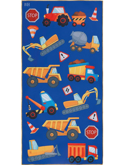 Beauty Home Παιδική Πετσέτα Θαλάσσης Microfiber Μπλε 70x140cm 2261