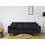 Home Deco Τριθέσιος Καναπές Βελούδινος Μαύρος 198x83x90cm HD0134