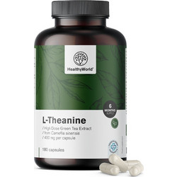 HealthyWorld L-Theanine 400mg 180 Κάψουλες