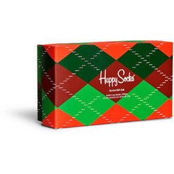Happy Socks Βαμβακερές Γυναικείες Κάλτσες Κόκκινες Κυπαρισσί 3Pack XHCG08-4300