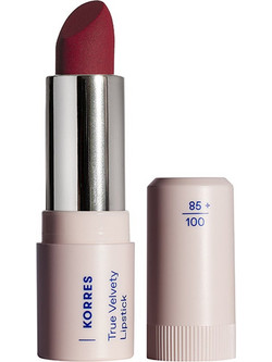 Korres True Velvety 55 Vivid Red Semi-Matte Κραγιόν Stick 3gr