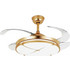 DS-6604 431620GO Ανεμιστήρας Οροφής 106cm με Φως & Τηλεχειριστήριο Χρυσός
