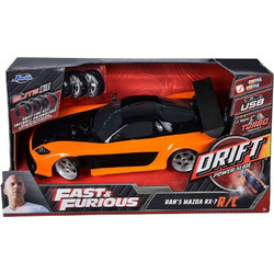 Jada Fast & Furious Drift Τηλεκατευθυνόμενο Αυτοκίνητο Mazda RX-7 4WD 1:10 253209001