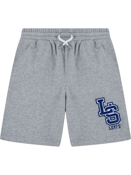 Levi's Monogram French Terry Παιδική Βερμούδα Υφασμάτινη Γκρι 8EM368-C87