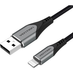 Vention LABHH Braided USB-A to Lightning Cable 2m Grey LABHH