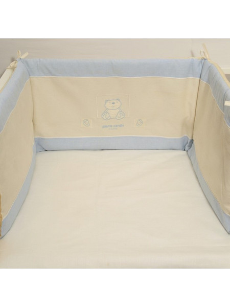 Pierre Cardin Des 61 Πάντα Κούνιας Μπεζ Γαλάζιο 210x35cm