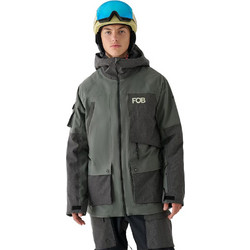 4F Ανδρικό Μπουφάν Χειμωνιάτικο Softshell Χακί 4FWAW24TTJAM511-43S