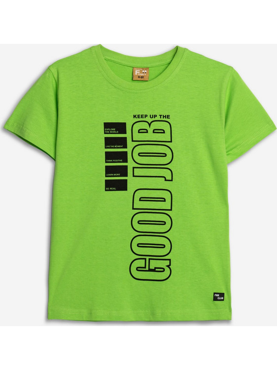 Funky Παιδικό T-Shirt Κοντομάνικο Lime 125-105108-1