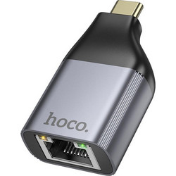 Hoco UA35 Ενσύρματος Ethernet USB-C Αντάπτορας Δικτύου 100Mbps