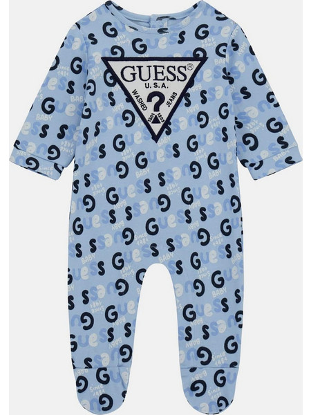 Guess Φορμάκι Μακρυμάνικo για Αγόρι Γαλάζιο Navy Μπλε H5RW01KA6W0-G7N1