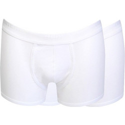 Minerva Ανδρικά Μποξεράκια Σετ 2Pack Λευκά 21253-05