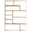 Pakoworld Decora Βιβλιοθήκη 90x22x123.6cm 176-000204