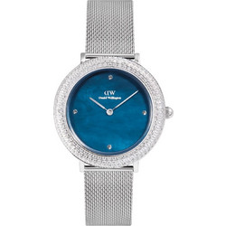 Daniel Wellington Crystalline Γυναικείο Ρολόι με Ασημί Μεταλλικό Μπρασελέ DW00100825