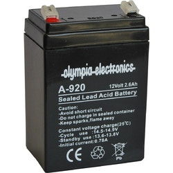 Olympia Electronics A-920 Μπαταρία VRLA-AGM 12V 2.6Ah