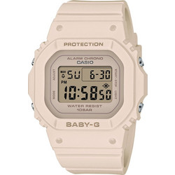 Casio Baby-G Ψηφιακό Ανδρικό Ρολόι Χρονογράφος με Ροζ Καουτσούκ Λουράκι BGD-565U-4ER