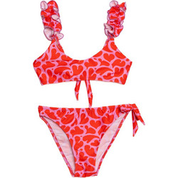Tortue Παιδικό Μαγιό Bikini Set για Κορίτσι Φούξια Ροζ S5-137-235