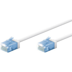 Goobay U/UTP Cat.6a Καλώδιο Δικτύου Ethernet 7.5m White 74300
