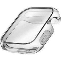 Uniq Garde Θήκη Σιλικόνης με Προστασία Οθόνης για Apple Watch 7 / 8 / 9 41mm Γκρι