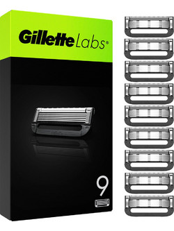Gillette GilletteLabs Ανταλλακτικά Ξυραφάκια με 5 Λεπίδες & Λιπαντική Ταινία 9τμχ