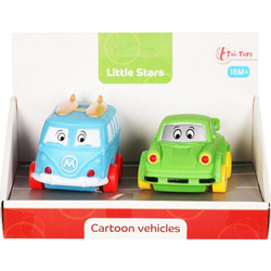 Toi-Toys Little Stars Σετ Λεωφορείο & Αυτοκινητάκι