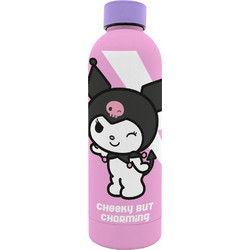 Kids Licensing Kuromi Παιδικό Παγούρι Ανοξείδωτο Ροζ 800ml