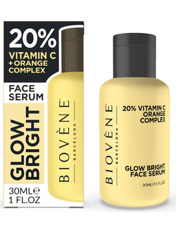 Biovene Barcelona Glow Bright Face Serum 20% Vitamin C & Orange Complex Serum Προσώπου για Λάμψη με Βιταμίνη C 30ml