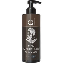 Qure MrQ No More Grey Black Gel Μαλλιών Ανδρικό με Χρώμα Δυνατό Κράτημα 300ml