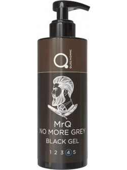 Qure MrQ No More Grey Black Gel Μαλλιών Ανδρικό με Χρώμα Δυνατό Κράτημα 300ml