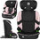 Lionelo Billy Κάθισμα Αυτοκινήτου i-Size 9-36kg ISOfix Pink