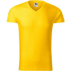 Malfini Ανδρικό Αθλητικό T-Shirt Κίτρινο MLI-14604