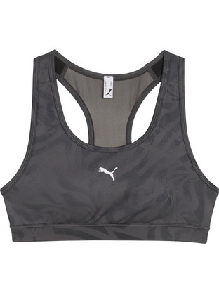 Puma 4Keeps Αθλητικό Μπουστάκι με Μέτρια Στήριξη Ανθρακί 528152-20