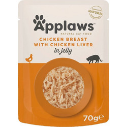 Applaws Adult with Chicken Breast & Chicken Liver in Jelly 70gr