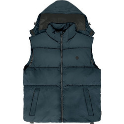Double Αμάνικο Ανδρικό Μπουφάν Puffer Πετρόλ MP2007B-PE