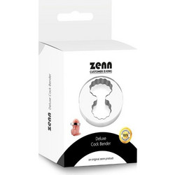 Zentoy Deluxe Cock Bender Δαχτυλίδι Πέους Μεταλλικό 7.7cm Ασημί