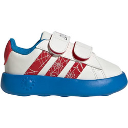 Adidas Grand Court Spider-Man Παιδικά Sneakers Λευκά Μπλε JQ8072