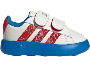 Adidas Grand Court Spider-Man Παιδικά Sneakers Λευκά Μπλε JQ8072
