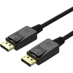 Unitek Καλώδιο DisplayPort 1.2 to DisplayPort Male 2m Black Y-C608BK