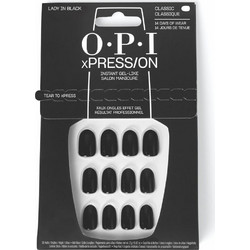 OPI Lady in Black Square Tips Νυχιών 30τμχ