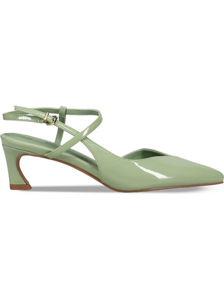 Migato Γόβες Λουστρίνι με Λεπτό Χαμηλό Τακούνι & Λουράκι Πράσινο Mint 100038327-016