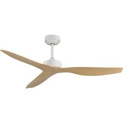 It-Lighting Trent Ανεμιστήρας Οροφής 130cm 40W με Τηλεχειριστήριο Λευκός Μπεζ
