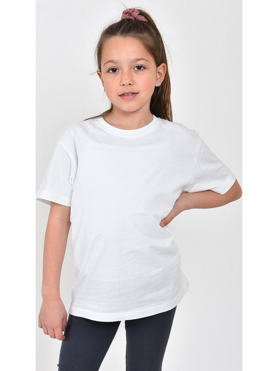 JHK Παιδικό T-Shirt Κοντομάνικο Λευκό TSRK150-1