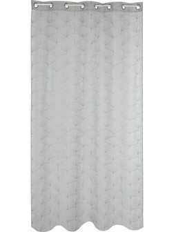 Home ESPRIT Κουρτίνα Παραθύρου με Τρουκς 140x260 Ανοιχτό Γκρι 8424002133870