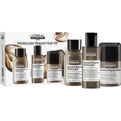 L'Oreal Professionnel Molecular Repair Σετ Περιποίησης Μαλλιών Leave In Mask 50ml + Serum 75ml + Σαμπουάν 100ml