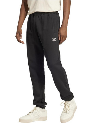 Adidas Trefoil Essentials Ανδρικό Παντελόνι Φόρμας με Λάστιχο Μαύρο JD2422