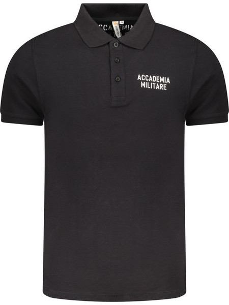 Accademia Militare Ανδρική Μπλούζα Polo Κοντομάνικη Μαύρη S5S629-5584-002